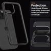 image:imageSpigen for iPhone 12 Mini Case Ultra Hybrid No Magnet RingAntiYellowing  Crystal ClearMatte Black