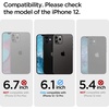 image:imageSpigen for iPhone 12 Mini Case Ultra Hybrid No Magnet RingAntiYellowing  Crystal ClearMatte Black