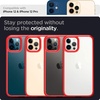 image:imageSpigen for iPhone 12 Mini Case Ultra Hybrid No Magnet RingAntiYellowing  Crystal ClearRed