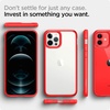 image:imageSpigen for iPhone 12 Mini Case Ultra Hybrid No Magnet RingAntiYellowing  Crystal ClearRed