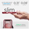 image:imageSpigen for iPhone 12 Mini Case Ultra Hybrid No Magnet RingAntiYellowing  Crystal ClearRed Crystal