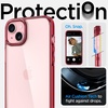 image:imageSpigen for iPhone 12 Mini Case Ultra Hybrid No Magnet RingAntiYellowing  Crystal ClearRed Crystal