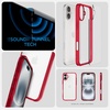image:imageSpigen for iPhone 12 Mini Case Ultra Hybrid No Magnet RingAntiYellowing  Crystal ClearRed Crystal