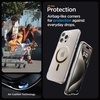 image:imageSpigen for iPhone 13 Pro Max Case Ultra Hybrid MagFit AntiYellowing Compatible with Magsafe  ClearClear Gold