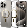 image:imageSpigen for iPhone 13 Pro Max Case Ultra Hybrid MagFit AntiYellowing Compatible with Magsafe  ClearClear Gold