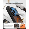 image:imageSpigen for iPhone 13 Pro Max Case Ultra Hybrid MagFit AntiYellowing Compatible with Magsafe  ClearFrost Black Orange