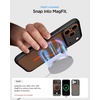 image:imageSpigen for iPhone 13 Pro Max Case Ultra Hybrid MagFit AntiYellowing Compatible with Magsafe  ClearFrost Black Orange