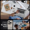 image:imageSpigen for iPhone 13 Pro Max Case Ultra Hybrid MagFit AntiYellowing Compatible with Magsafe  ClearFrost Natural Titanium