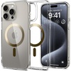 image:imageSpigen for iPhone 13 Pro Max Case Ultra Hybrid MagFit AntiYellowing Compatible with Magsafe  ClearClear Gold