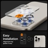 image:imageSpigen Camera Lens Protector for iPhone 16 Pro Max16 Pro  Desert Titanium  GlasTR EZ Fit Optik Pro 9H Tempered glass Scratch resistant Autoalign tray Original photo quality Casefriendly 2PackNatural Titanium