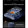 image:imageSpigen Camera Lens Protector for iPhone 16 Pro Max16 Pro  Desert Titanium  GlasTR EZ Fit Optik Pro 9H Tempered glass Scratch resistant Autoalign tray Original photo quality Casefriendly 2PackDeep Blue
