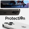 image:imageSpigen Camera Lens Protector for iPhone 16 Pro Max16 Pro  Desert Titanium  GlasTR EZ Fit Optik Pro 9H Tempered glass Scratch resistant Autoalign tray Original photo quality Casefriendly 2PackSilver  iPhone 15 series