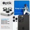 image:imageSpigen Camera Lens Protector for iPhone 16 Pro Max16 Pro  Desert Titanium  GlasTR EZ Fit Optik Pro 9H Tempered glass Scratch resistant Autoalign tray Original photo quality Casefriendly 2PackSilver  iPhone 15 series