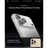 image:imageSpigen Camera Lens Protector for iPhone 16 Pro Max16 Pro  Desert Titanium  GlasTR EZ Fit Optik Pro 9H Tempered glass Scratch resistant Autoalign tray Original photo quality Casefriendly 2PackSilver  iPhone 17 series