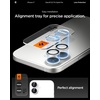 image:imageSpigen Camera Lens Protector for iPhone 1716 Plus16  Black  GlasTR EZ Fit Optik Pro 9H Tempered glass Scratch resistant Autoalign tray Casefriendly Original Photo Quality 2PackSilver
