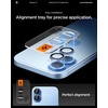 image:imageSpigen Camera Lens Protector for iPhone 1716 Plus16  Black  GlasTR EZ Fit Optik Pro 9H Tempered glass Scratch resistant Autoalign tray Casefriendly Original Photo Quality 2PackMist Blue