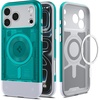 image:imageSpigen Classic C1 MagFit Designed for iPhone 16 Pro Max Case MilitaryGrade Protection Compatible with MagSafe  GraphiteBondi Blue