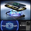 image:imageSpigen Slim Armor MagFit Designed for iPhone 16 Pro Case MilitaryGrade Protection Compatible with MagSafe  Black
