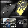 image:imageSpigen Tough Armor MagFit Designed for iPhone 15 Case 2023 Kickstand MilitaryGrade Protection Compatible with MagSafe  BlackBlack