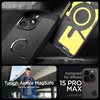 image:imageSpigen Tough Armor MagFit Designed for iPhone 15 Case 2023 Kickstand MilitaryGrade Protection Compatible with MagSafe  BlackBlack