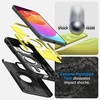 image:imageSpigen Tough Armor MagFit Designed for iPhone 15 Case 2023 Kickstand MilitaryGrade Protection Compatible with MagSafe  BlackBlack