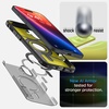 image:imageSpigen Tough Armor MagFit Designed for iPhone 15 Case 2023 Kickstand MilitaryGrade Protection Compatible with MagSafe  BlackFrost Black