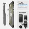 image:imageSpigen Tough Armor MagFit Designed for iPhone 15 Case 2023 Kickstand MilitaryGrade Protection Compatible with MagSafe  BlackFrost Black