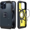 image:imageSpigen Tough Armor MagFit Designed for iPhone 15 Case 2023 Kickstand MilitaryGrade Protection Compatible with MagSafe  BlackMetal Slate