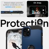 image:imageSpigen Tough Armor MagFit Designed for iPhone 15 Case 2023 Kickstand MilitaryGrade Protection Compatible with MagSafe  BlackNavy Blue