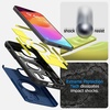 image:imageSpigen Tough Armor MagFit Designed for iPhone 15 Case 2023 Kickstand MilitaryGrade Protection Compatible with MagSafe  BlackNavy Blue