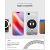 image:imageSpigen Ultra Hybrid MagFit Direct Digital Printing Case for iPhone 16 Pro Max Custom DesignCompatible with Magsafe  Neo OneDDP CL Silver