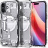 image:imageSpigen Ultra Hybrid MagFit Direct Digital Printing Case for iPhone 16 Pro Max Custom DesignCompatible with Magsafe  Neo OneZero One White