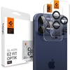 image:imageSpigen Camera Lens Protector for iPhone 16 Pro Max16 Pro  Desert Titanium  GlasTR EZ Fit Optik Pro 9H Tempered glass Scratch resistant Autoalign tray Original photo quality Casefriendly 2PackBlack