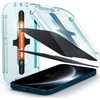 image:imageSpigen Privacy Screen Protector for iPhone 17 Pro Max 16 Pro Max  AntiSpy 9H Hardness Tempered Glass Easy Installation Kit CaseFriendly Touch Responsive Scratch ResistantiPhone 12 Pro Max