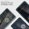 image:imageSpigen AlignMaster Screen Protector for Pixel 7a  Frame included 9H hardness crystal clarity antifingerprint touch sensitivity case friendly screen protector