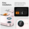 image:imageSpigen Camera Lens Protector for iPhone 16e17e  Black  GlasTR EZ Fit Optik Pro 9H Tempered glass Scratch resistant Autoalign tray Casefriendly Original Photo Quality 2Pack