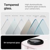 image:imageSpigen Camera Lens Protector for iPhone 16e17e  Black  GlasTR EZ Fit Optik Pro 9H Tempered glass Scratch resistant Autoalign tray Casefriendly Original Photo Quality 2Pack