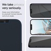 image:imageSpigen GlasTR EZ FIT Privacy Screen Protector for iPhone 13 Mini  9H tempered glass Scratch resistance Privacy Filter autoalign tray 100 Clarity Original touch Casefriendly 2Pack