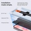 image:imageSpigen GlasTR EZFIT Privacy Screen Protector for iPhone 17e16e141313Pro  9H tempered glass Scratch resistance Privacy Filter autoalign tray 100 Clarity Original touch Casefriendly 2Pack