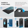image:imageSpigen Key Card Holder for Tesla Model YS3X Accessories  2 Pack  ScratchResistant 2 Pack 2 Card Holders  2 Carabiners  4 Protective FilmsCarbon  AirTag Slot