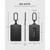 image:imageSpigen Key Card Holder for Tesla Model YS3X Accessories  2 Pack  ScratchResistant 2 Pack 2 Card Holders  2 Carabiners  4 Protective FilmsCarbon
