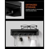 image:imageSpigen Key Holder Wall Mount Entryway Shelf Rack  Adhesive Hooks Organizer Tray for Wallet Watch Sunglasses  BlackKey Holder