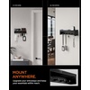 image:imageSpigen Key Holder Wall Mount Entryway Shelf Rack  Adhesive Hooks Organizer Tray for Wallet Watch Sunglasses  BlackKey Holder