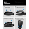 image:imageSpigen Light Slim Key Fob Cover with Carabiner Designed for BMW  Sleek Carbon Fiber Accents Compatible with BMW MampX Lineups  G Series Smart Key Fobs  1 packChevrolet  GMC