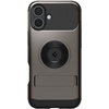 image:imageSpigen Slim Armor MagFit Designed for iPhone 16 Case 2024 MilitaryGrade Protection Compatible with MagSafe  Gunmetal