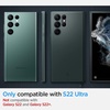 image:imageSpigen Thin Fit Case Compatible with Samsung Galaxy S22 Ultra BlackAbyss Green