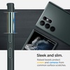 image:imageSpigen Thin Fit Case Compatible with Samsung Galaxy S22 Ultra BlackAbyss Green