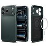 image:imageSpigen Thin Fit MagFit Designed for iPhone 16 Case Hard Shell MilitaryGrade Protection Compatible with MagSafe  BlackAbyss Green
