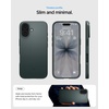 image:imageSpigen Thin Fit MagFit Designed for iPhone 16 Case Hard Shell MilitaryGrade Protection Compatible with MagSafe  BlackAbyss Green