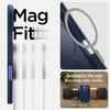 image:imageSpigen Thin Fit MagFit Designed for iPhone 16 Case Hard Shell MilitaryGrade Protection Compatible with MagSafe  BlackNavy Blue